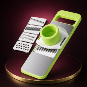 5-in-1 Multifunctional Mandoline Vegetable Slicer with Safety Holder