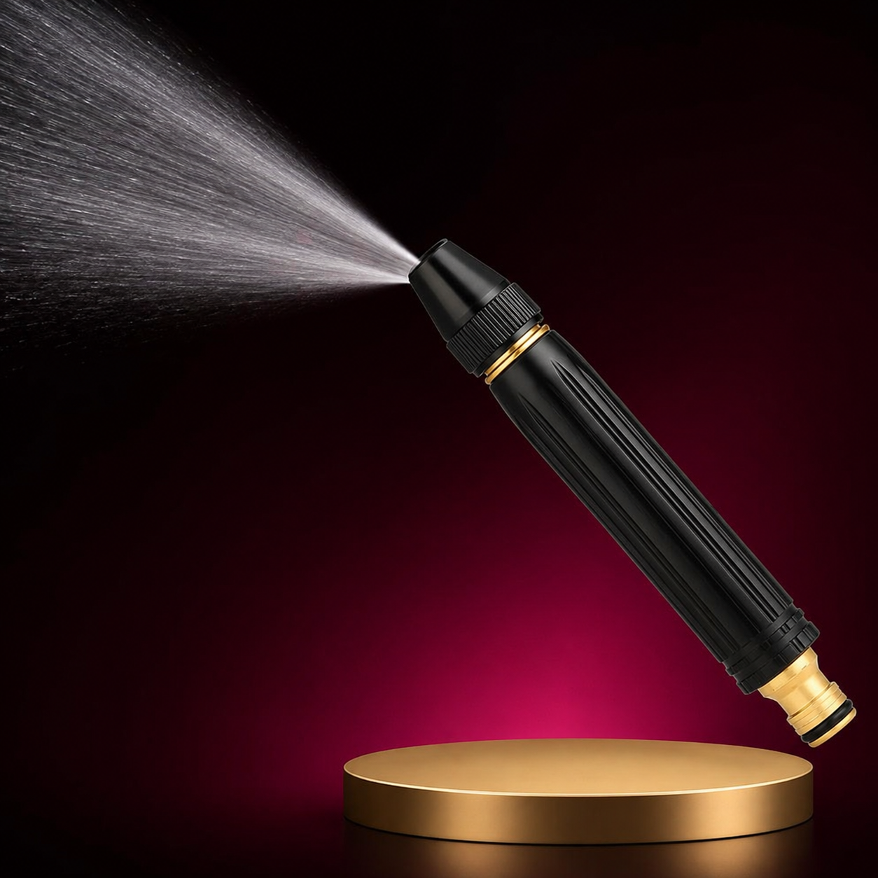 Adjustable High-Pressure Garden Hose Spray Nozzle